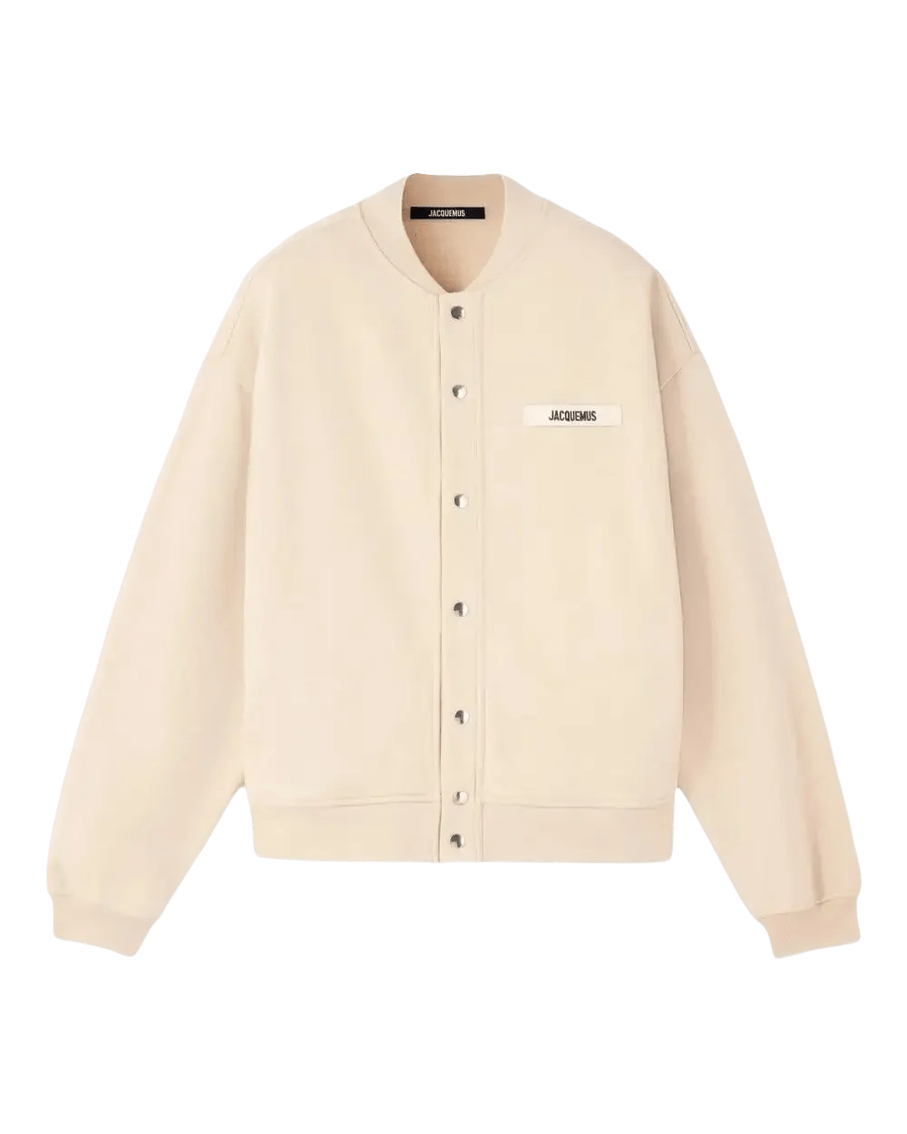 JACQUEMUS - Cardigan The Gros Grain à Plaque Logo Beige - Lothaire