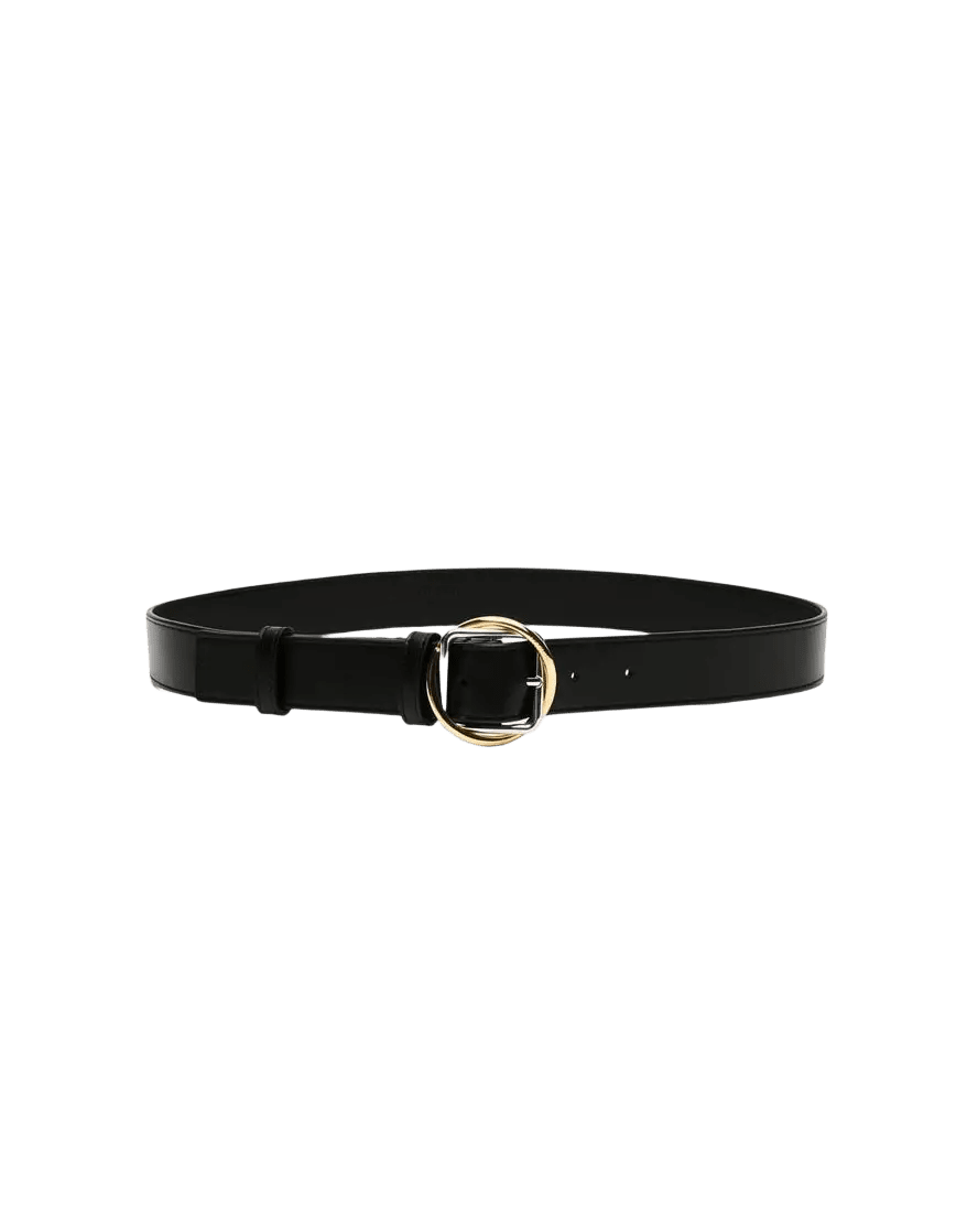 JACQUEMUS - Ceinture Salon en cuir lisse Noir - Lothaire