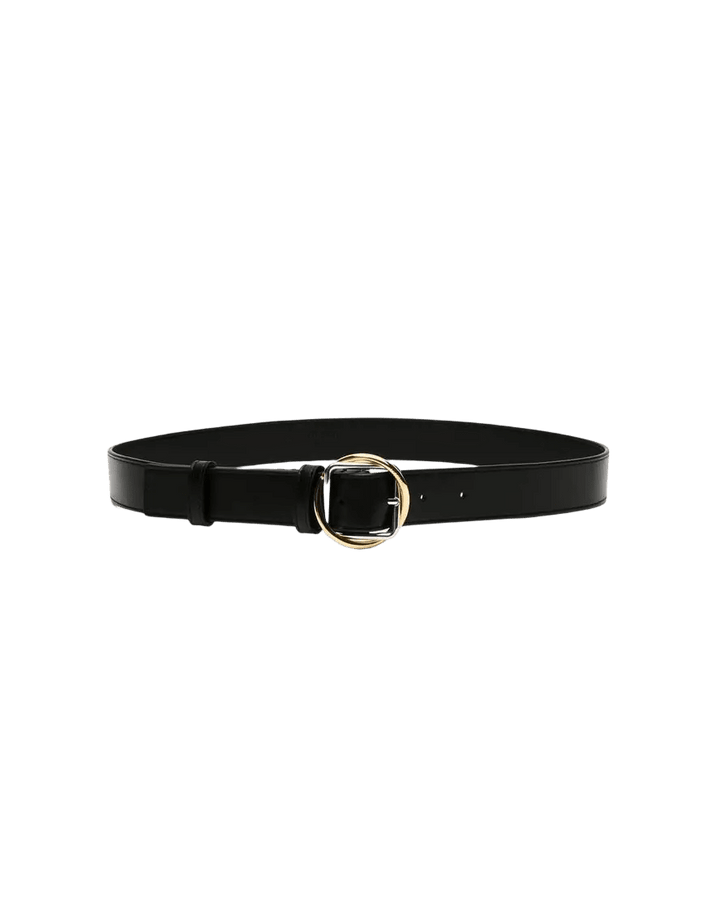 JACQUEMUS - Ceinture Salon en cuir lisse Noir - Lothaire