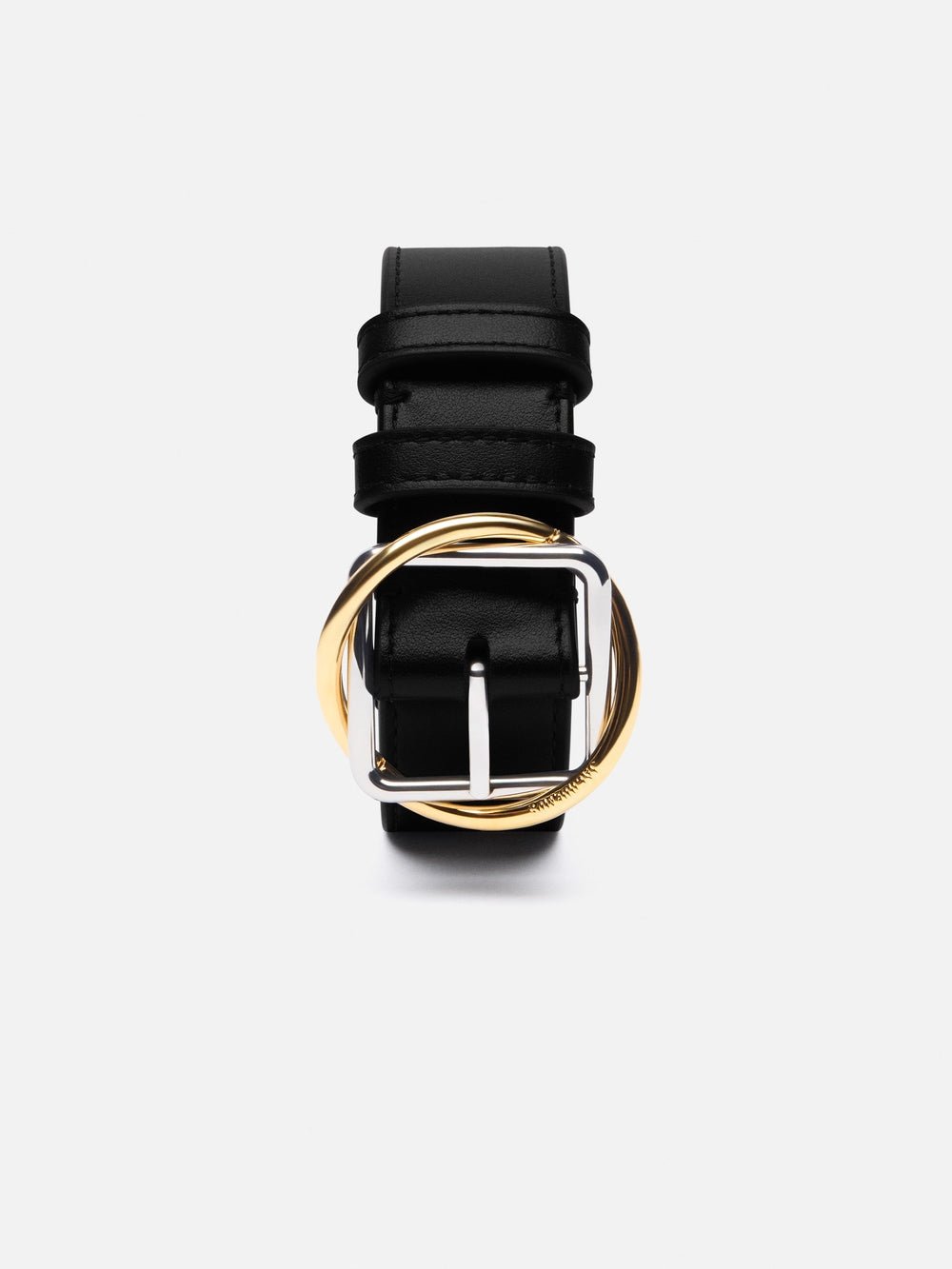 JACQUEMUS - Ceinture Salon en cuir lisse Noir - Lothaire