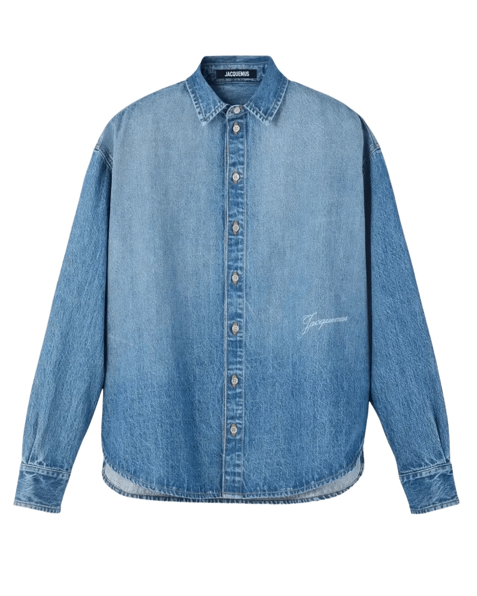 JACQUEMUS - Chemise en Jean Bleue - Lothaire