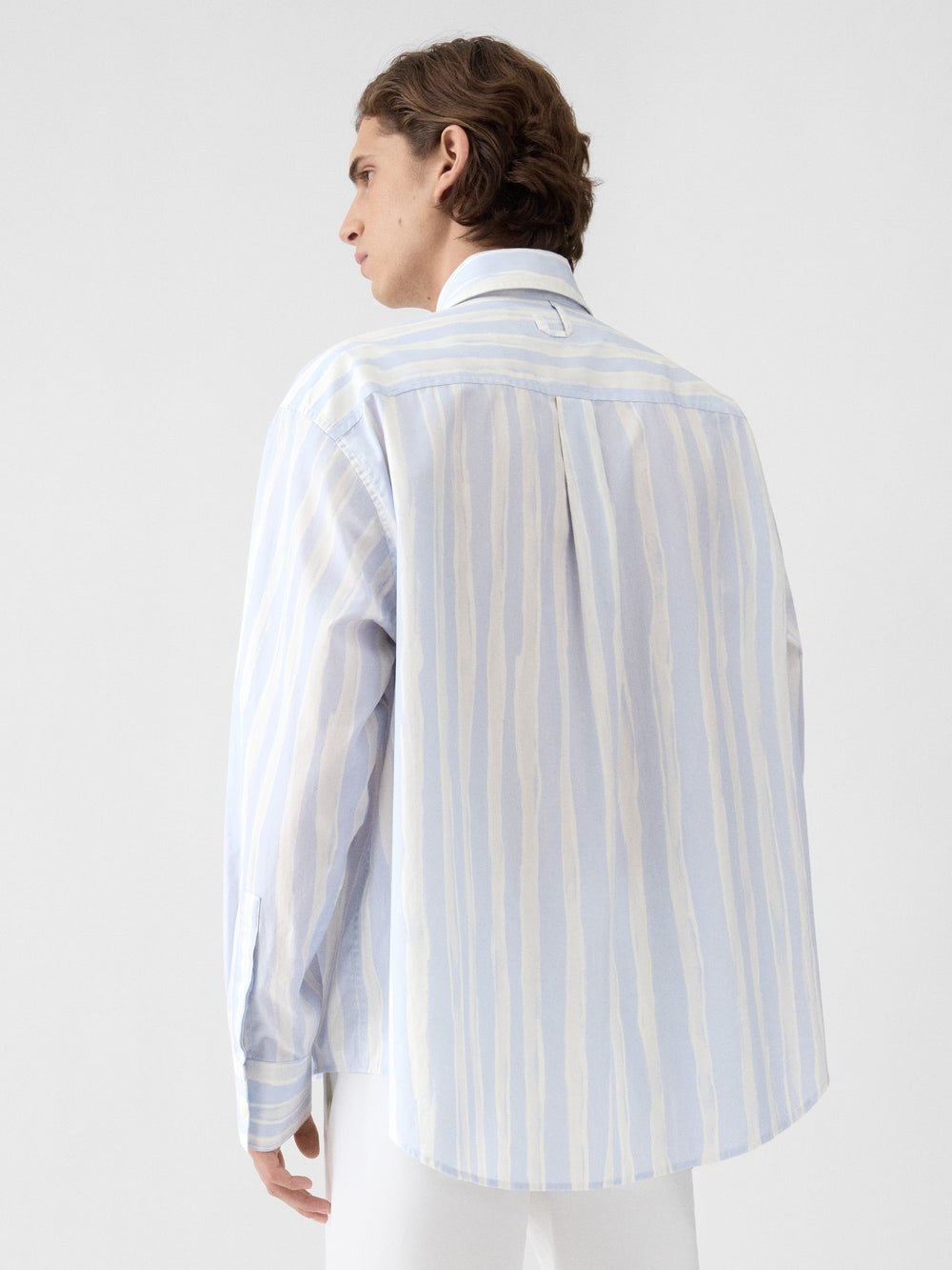 JACQUEMUS - Chemise "The Camargue" Imprimé Bleu et beige - Lothaire