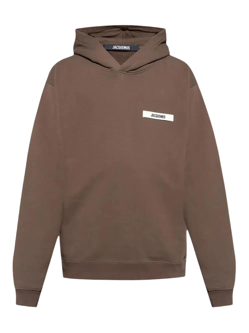 JACQUEMUS - Hoodie à Patch Logo Marron - Lothaire