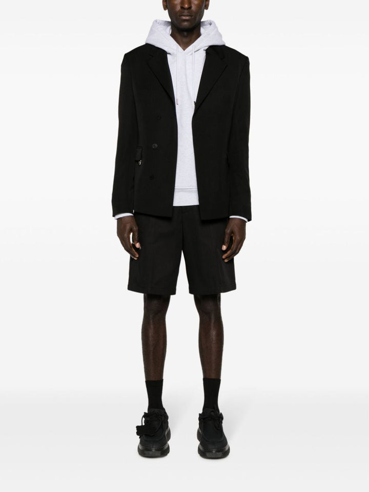 Jacquemus Hoodie gris à logo brodé - Lothaire