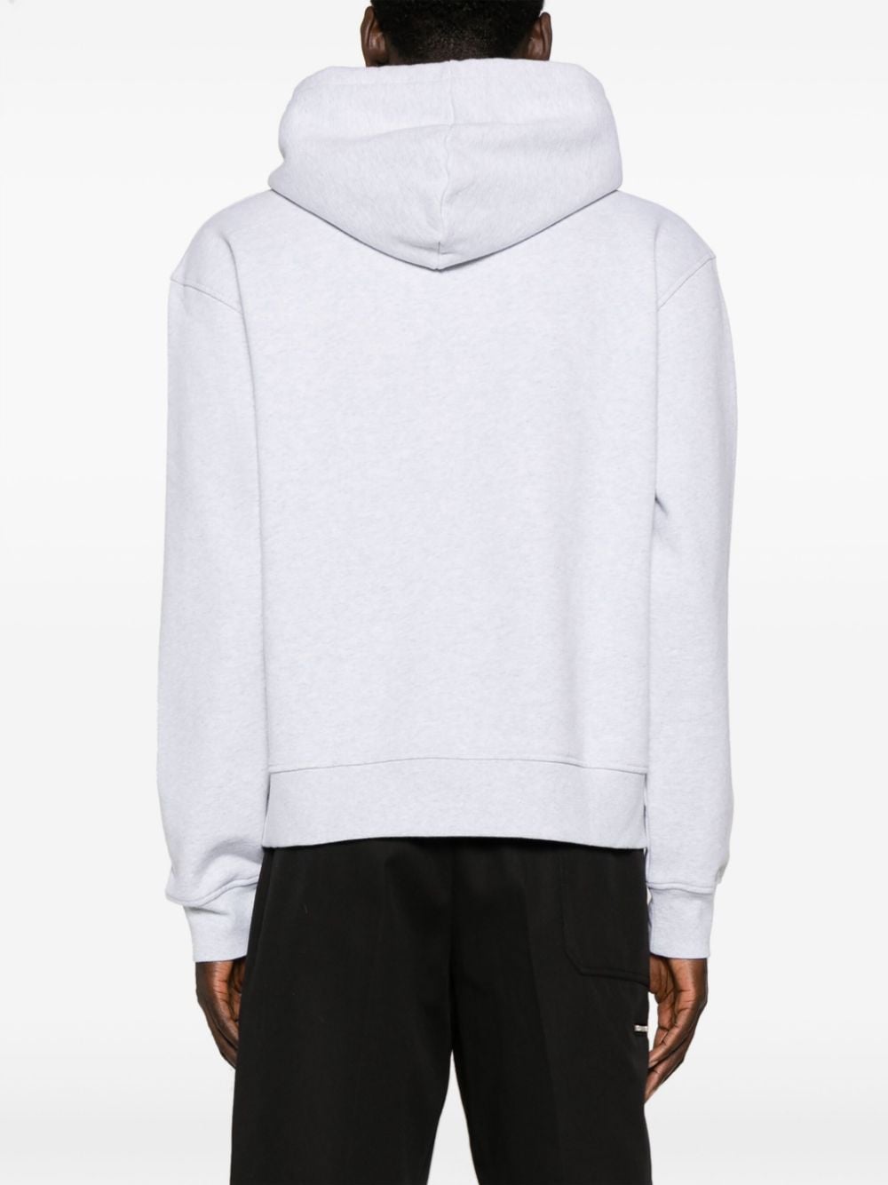 Jacquemus Hoodie gris à logo brodé - Lothaire