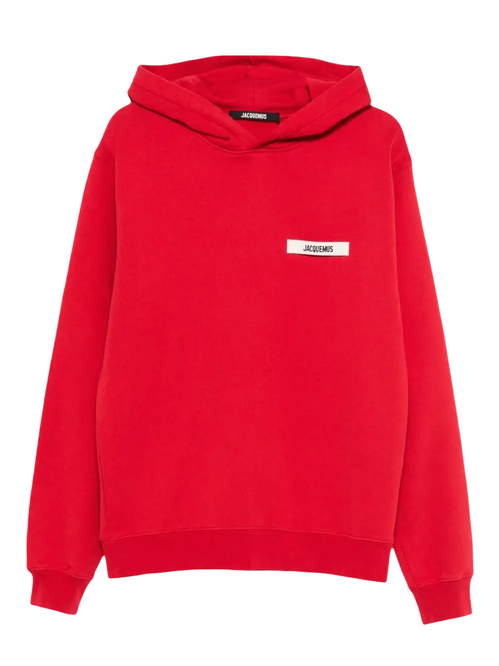 JACQUEMUS - Hoodie Le Hoodie Gros Grain en Coton Rouge - Lothaire