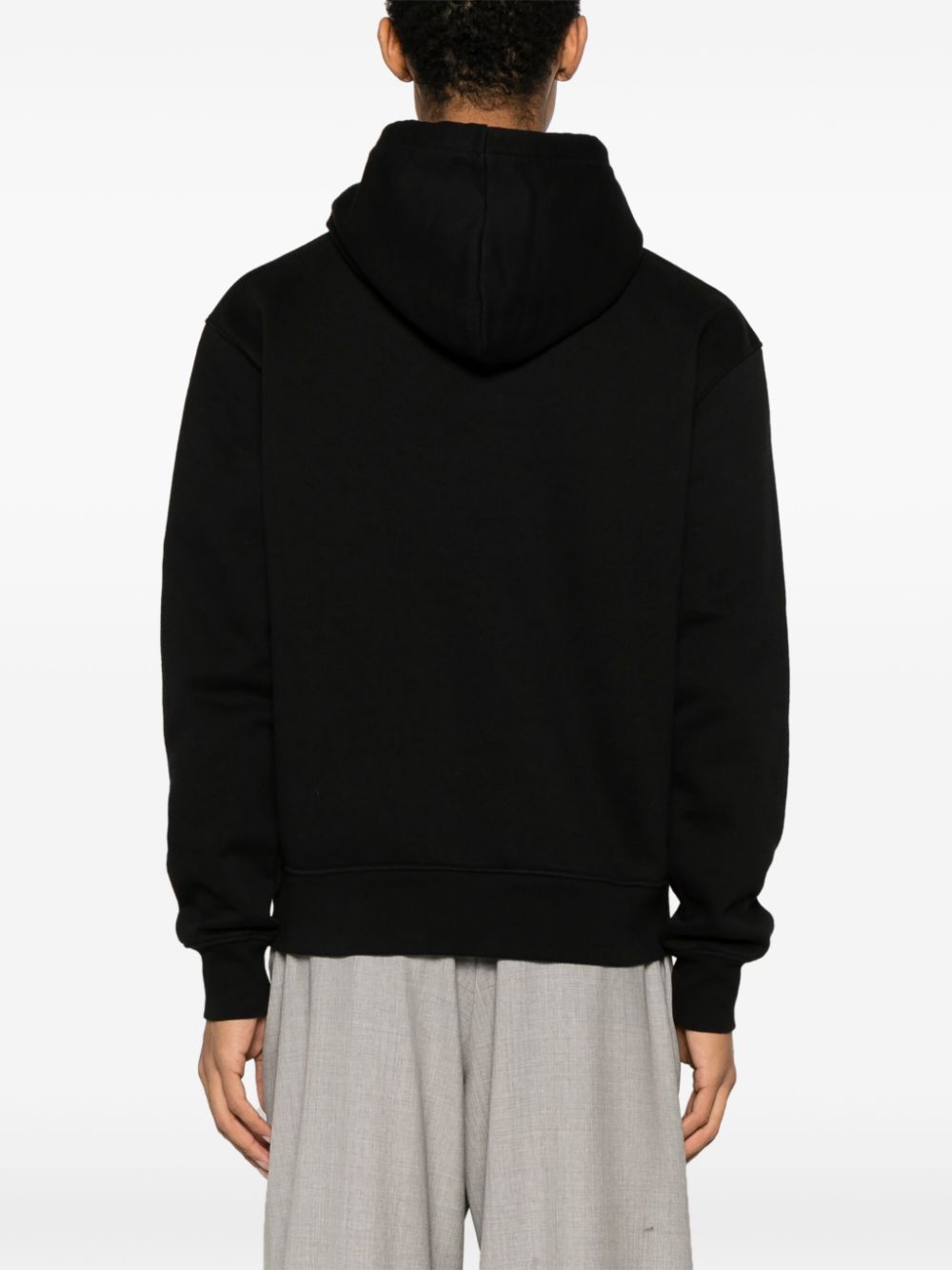 Jacquemus Hoodie noir à logo brodé - Lothaire