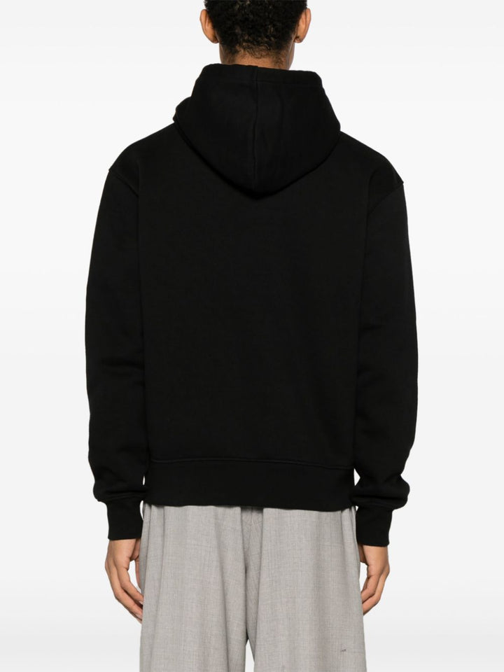 Jacquemus Hoodie noir à logo brodé - Lothaire