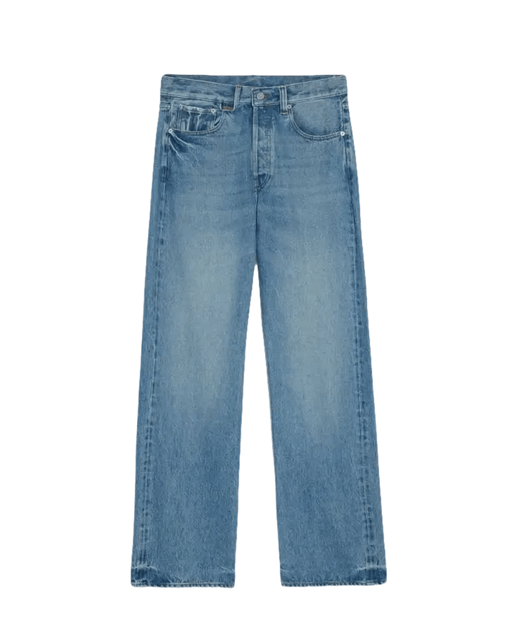 JACQUEMUS - Jean à Coupe Ample Bleu Tabac - Lothaire