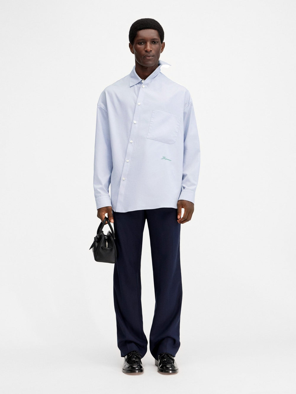 JACQUEMUS - La chemise Cuadro Light Grey - Lothaire