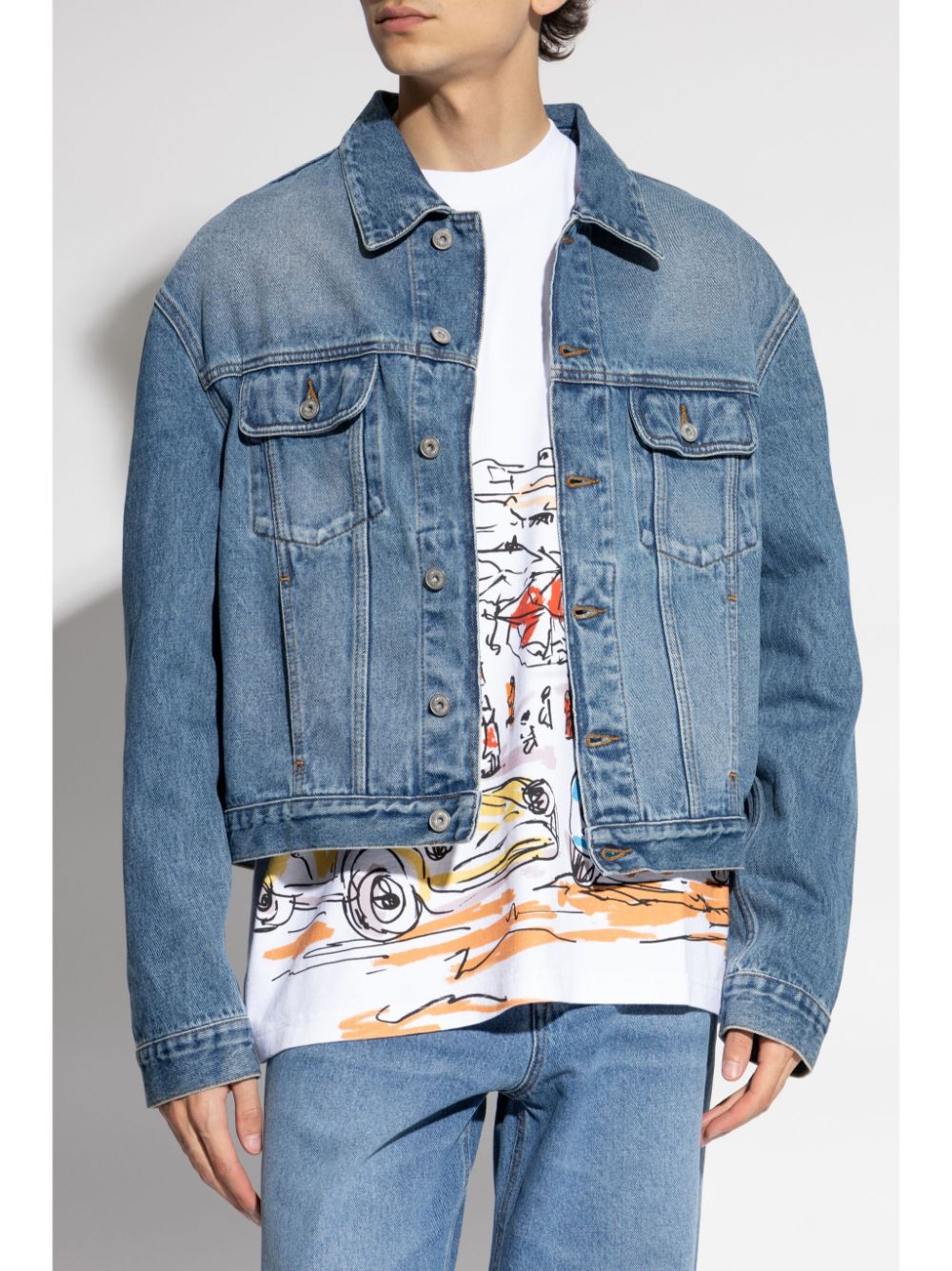 Jacquemus la veste en jean de Nîmes bleu - Lothaire
