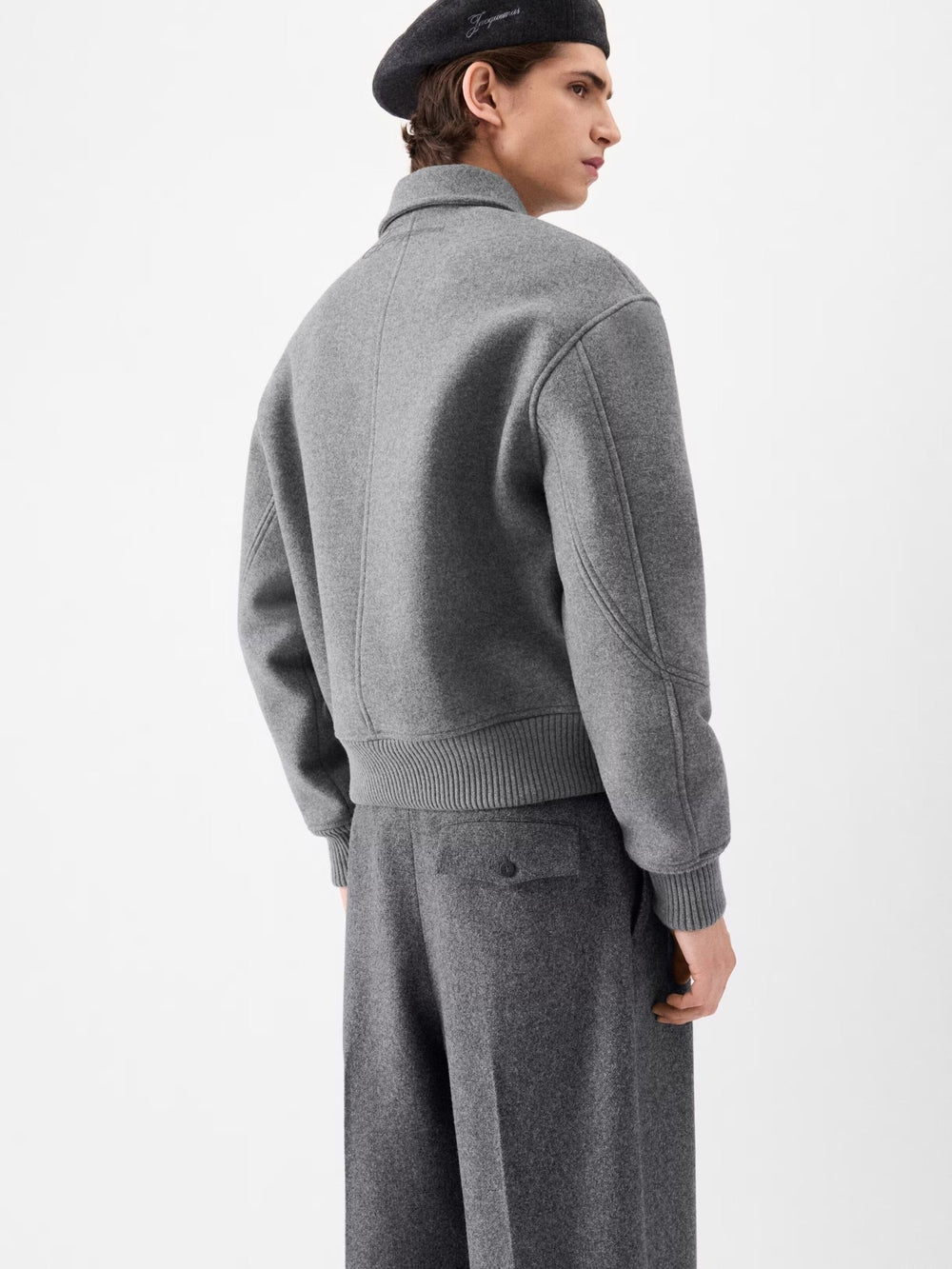 JACQUEMUS - Le bomber Feltro Gris - Lothaire