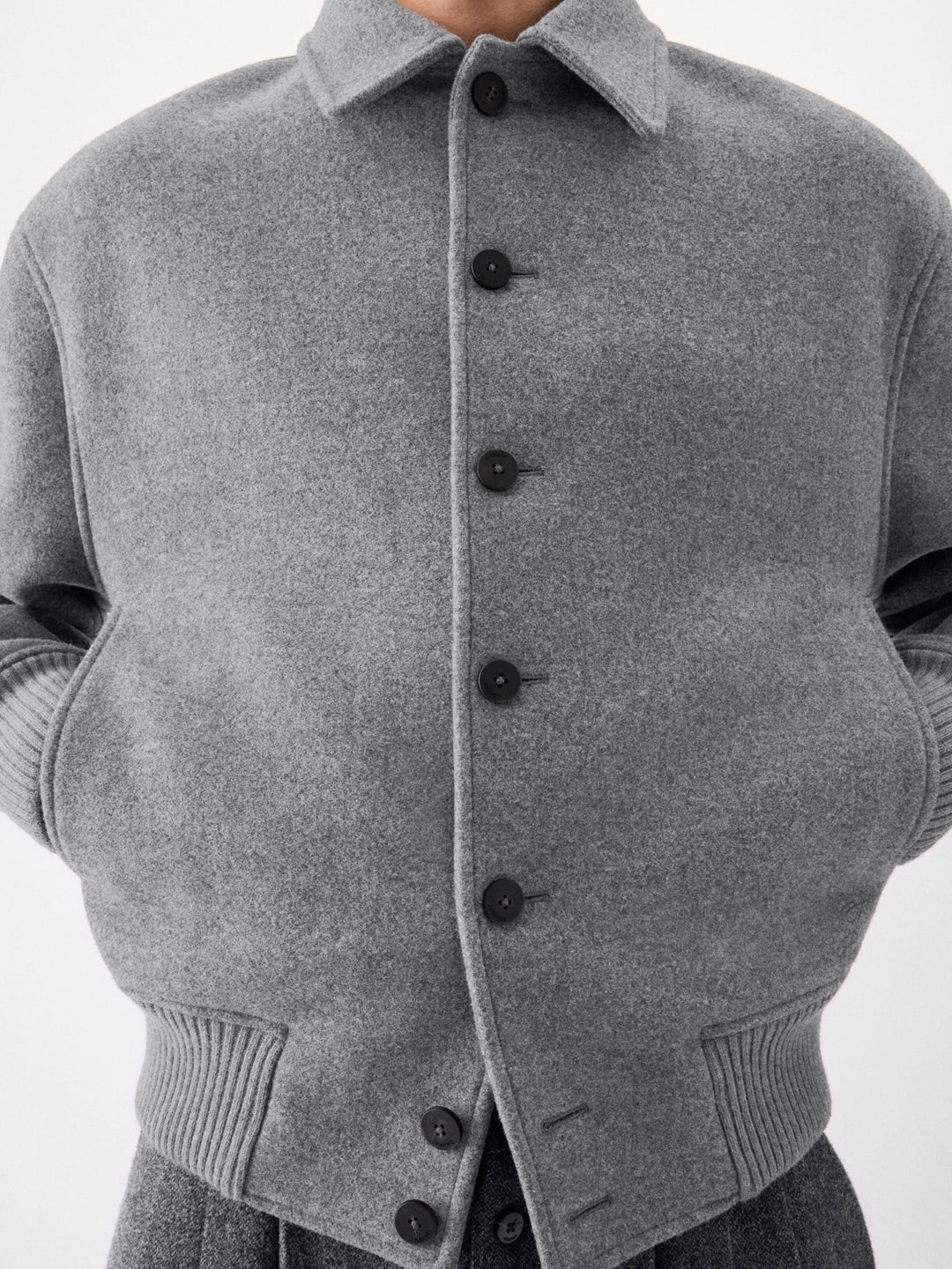 JACQUEMUS - Le bomber Feltro Gris - Lothaire