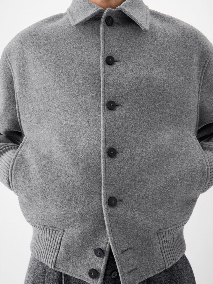 JACQUEMUS - Le bomber Feltro Gris - Lothaire