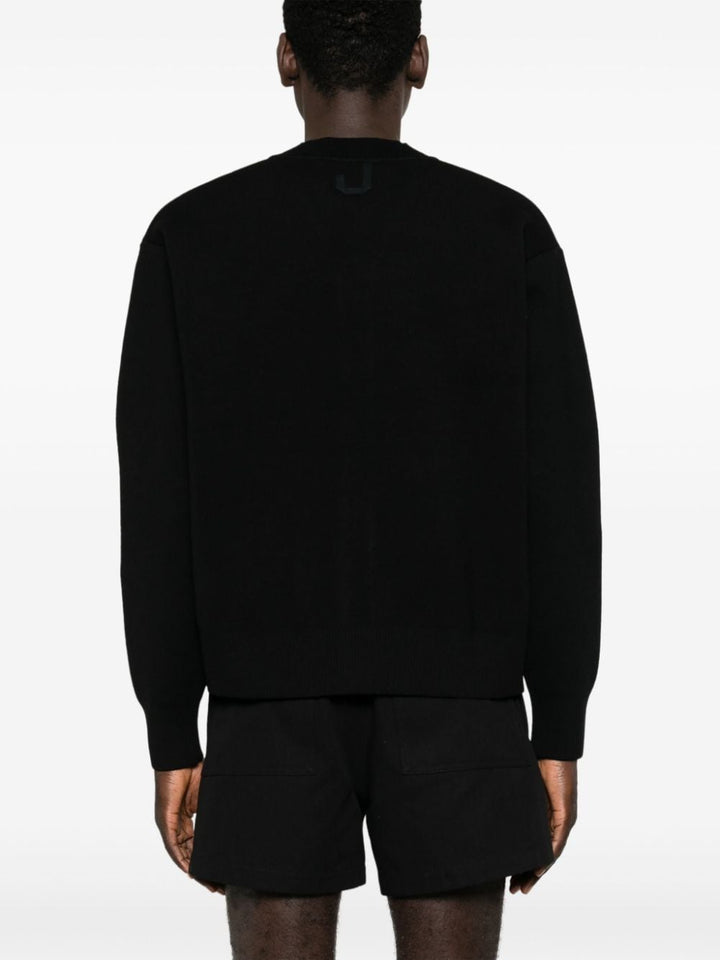 JACQUEMUS - Le cardigan à pressions noir - Lothaire