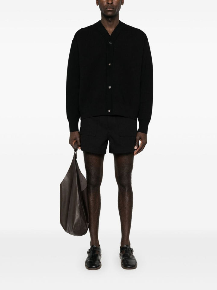 JACQUEMUS - Le cardigan à pressions noir - Lothaire