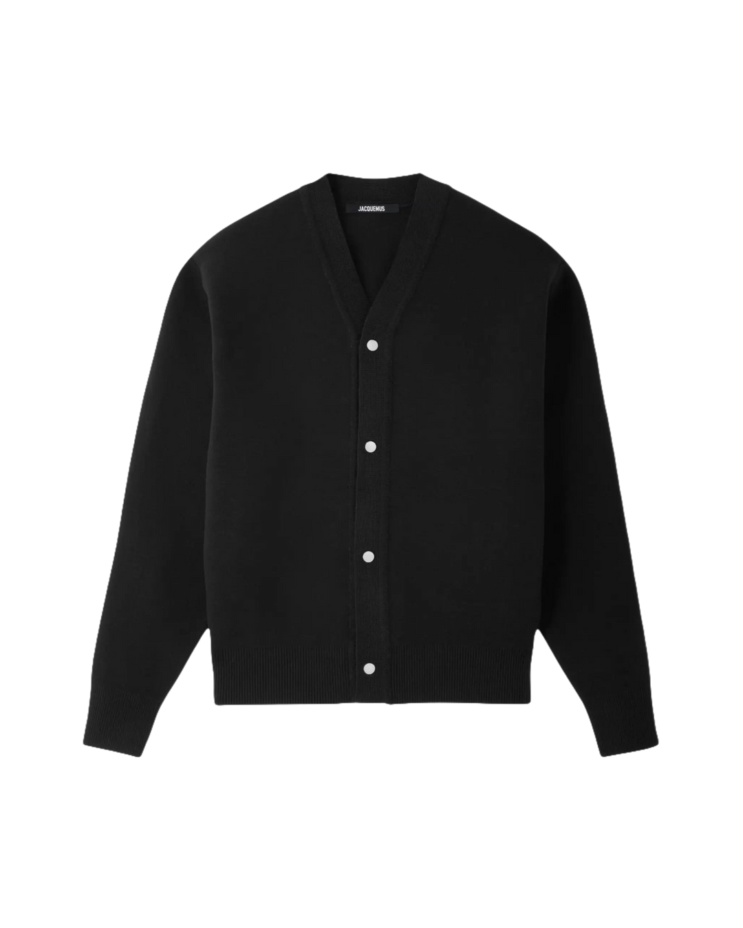 JACQUEMUS - Le Cardigan Boutonné Noir - Lothaire