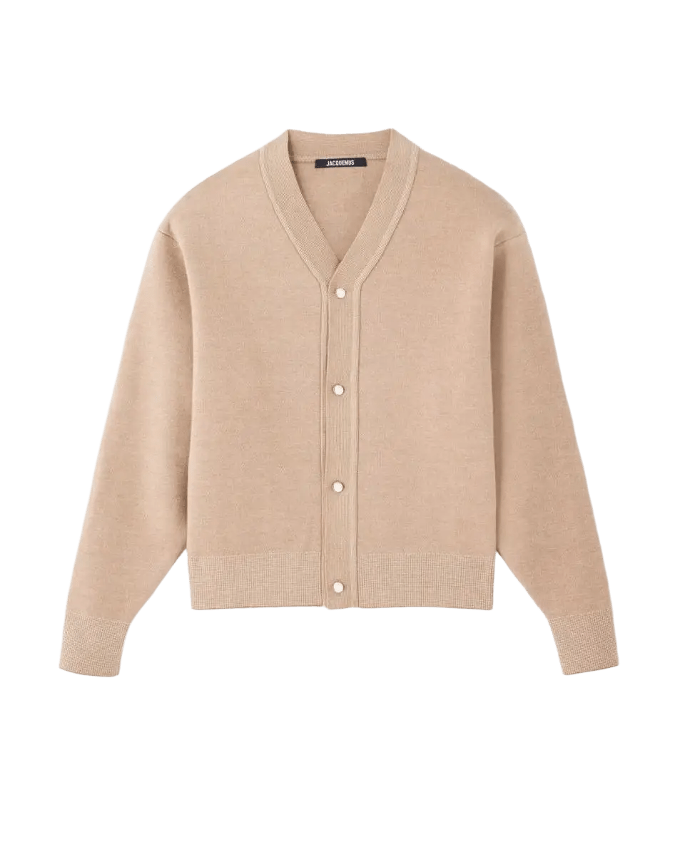 JACQUEMUS - Le Cardigan Doppio Multi - Beige - Lothaire