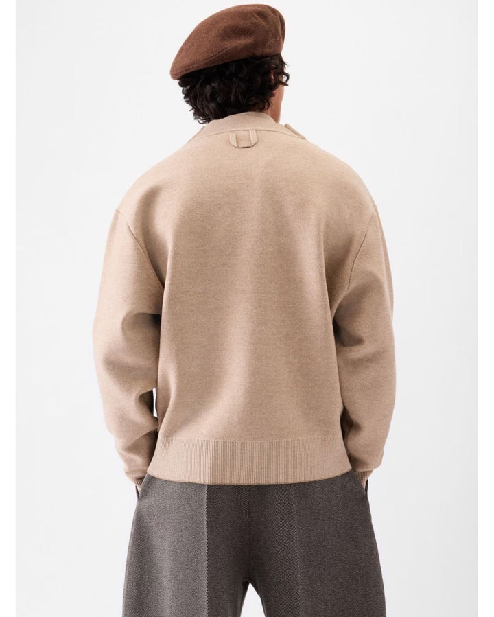 JACQUEMUS - Le Cardigan Doppio Multi - Beige - Lothaire