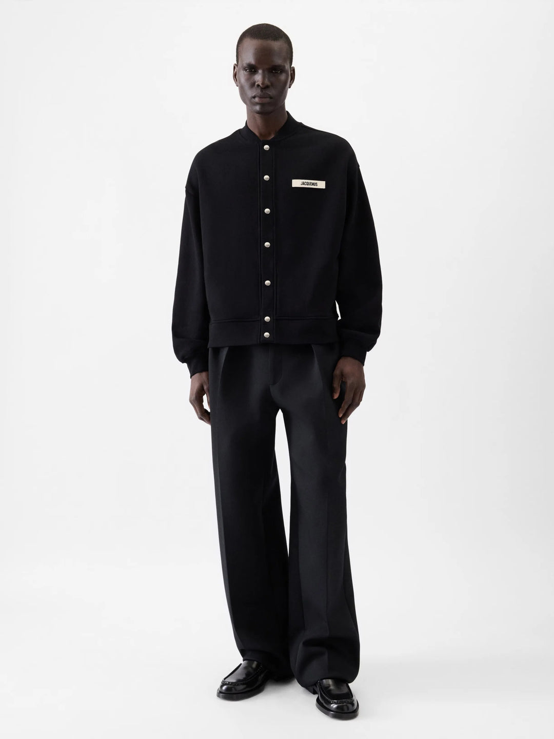 JACQUEMUS - Le cardigan Gros Grain Black - Lothaire