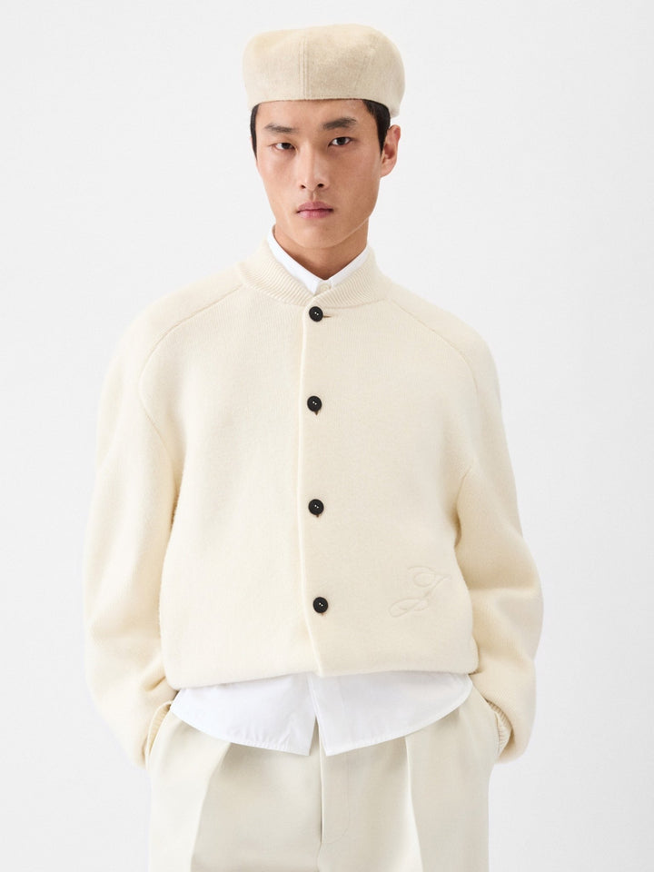 JACQUEMUS - Le Cardigan Pallone Off - White - Lothaire
