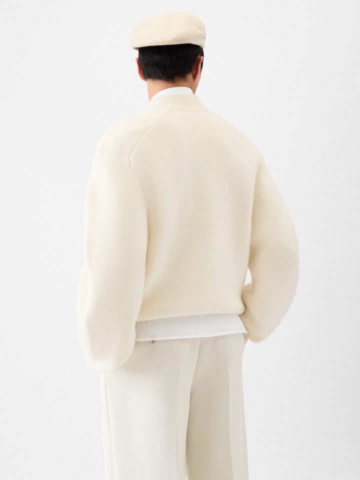 JACQUEMUS - Le Cardigan Pallone Off - White - Lothaire