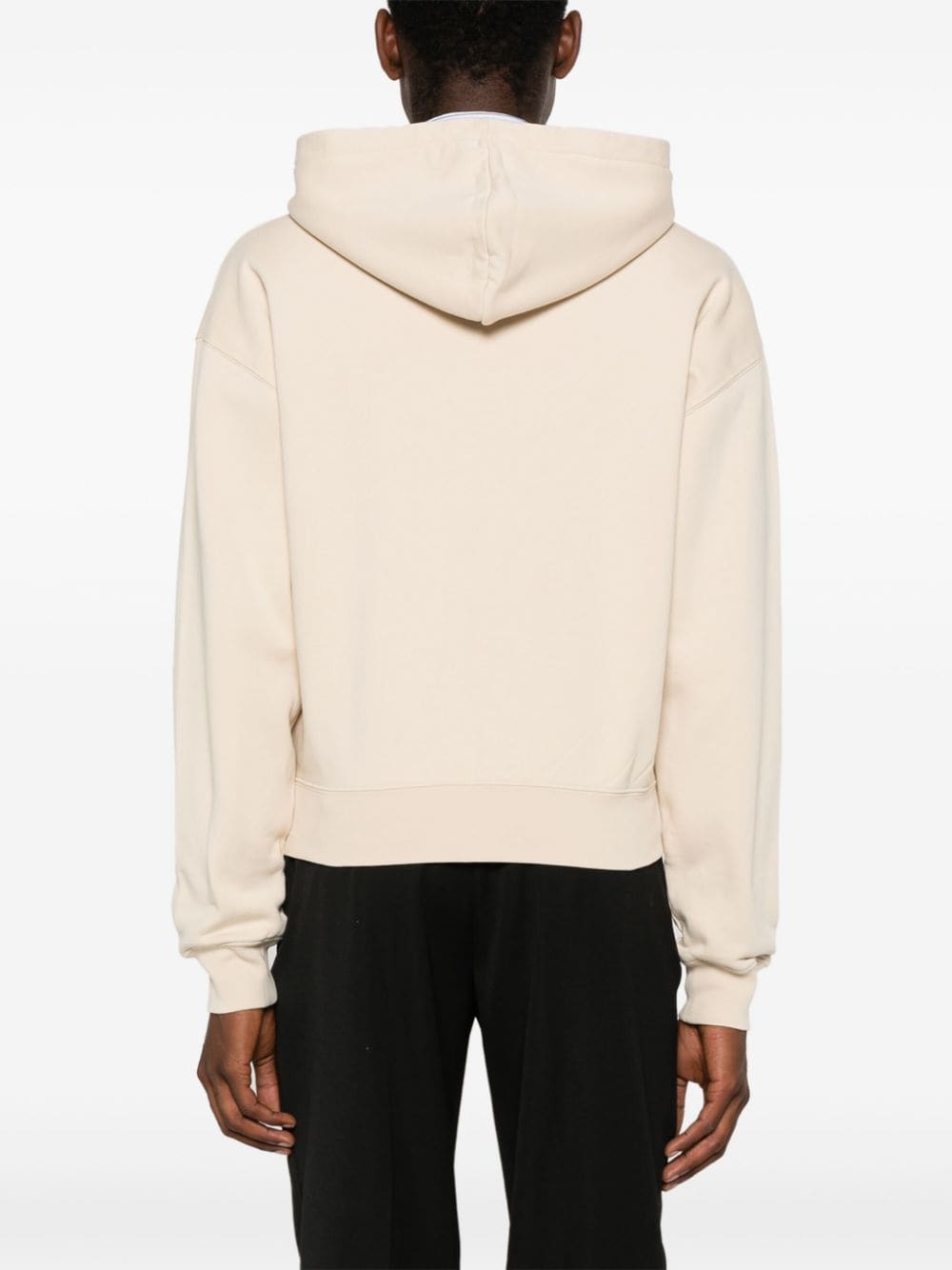 Jacquemus Le Hoodie beige avec logo sur Gros Grain - Lothaire