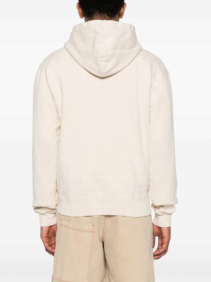 Jacquemus Le Hoodie beige patch logo - Lothaire
