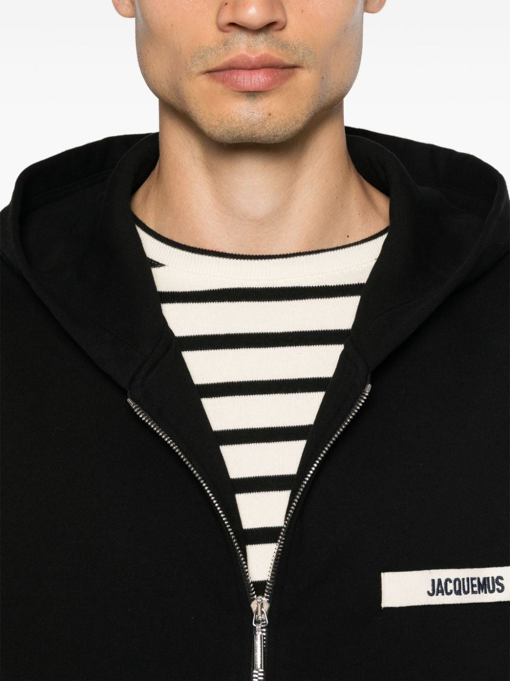 JACQUEMUS - Le Hoodie Gros Grain noir - Lothaire
