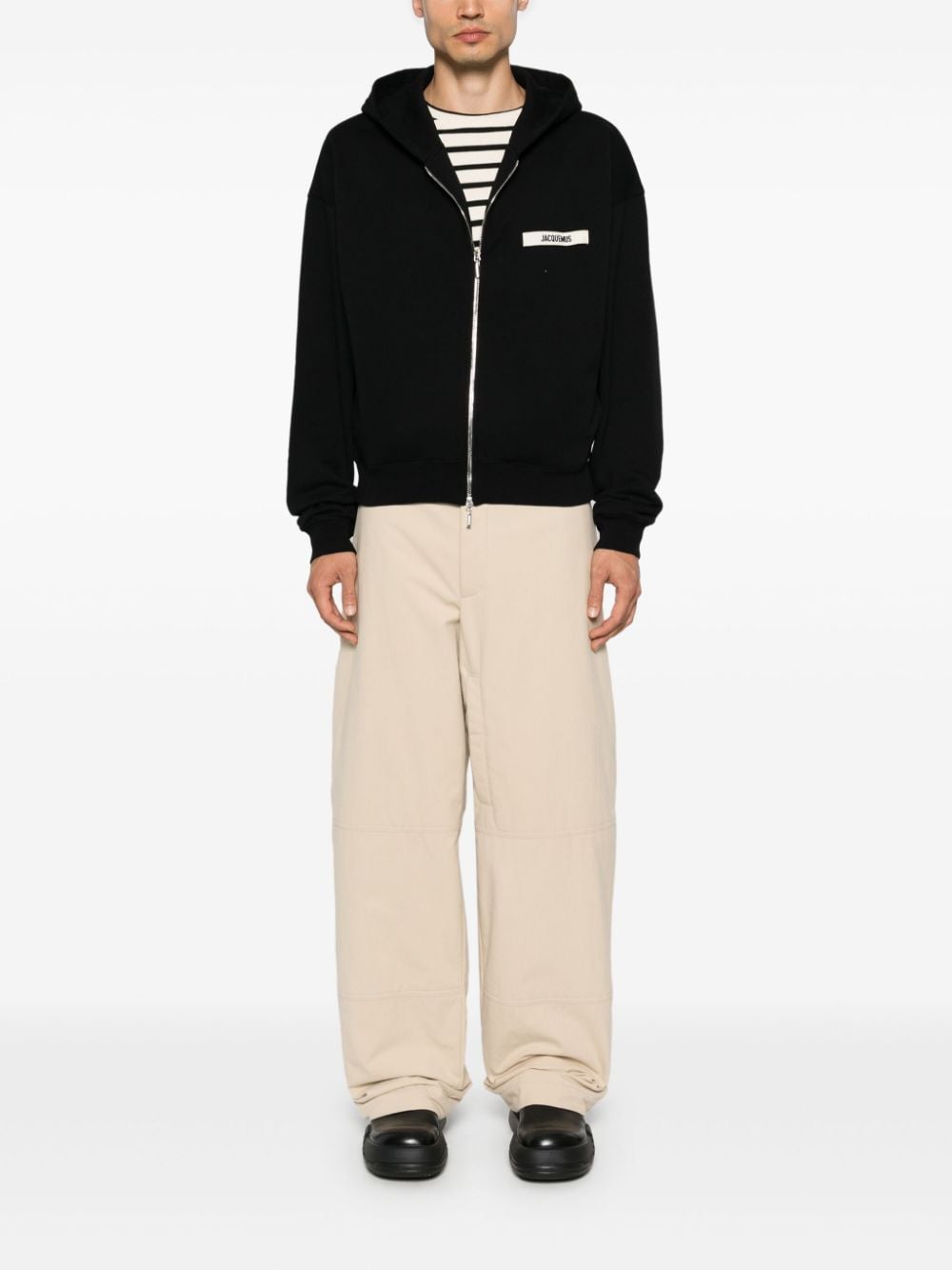 JACQUEMUS - Le Hoodie Gros Grain noir - Lothaire