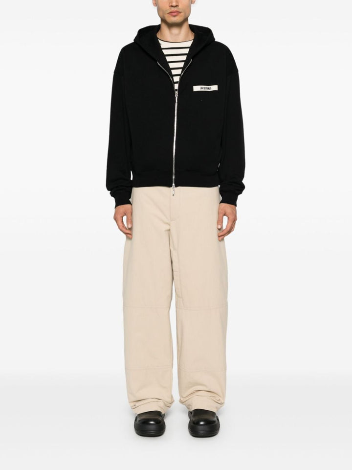 JACQUEMUS - Le Hoodie Gros Grain noir - Lothaire