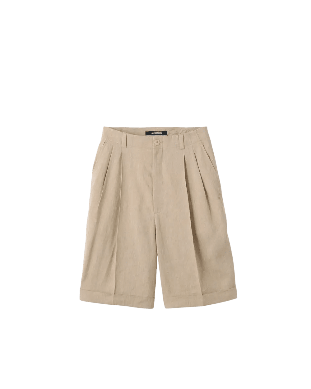 JACQUEMUS - Le short PASTRO Bermuda plissé Beige - Lothaire