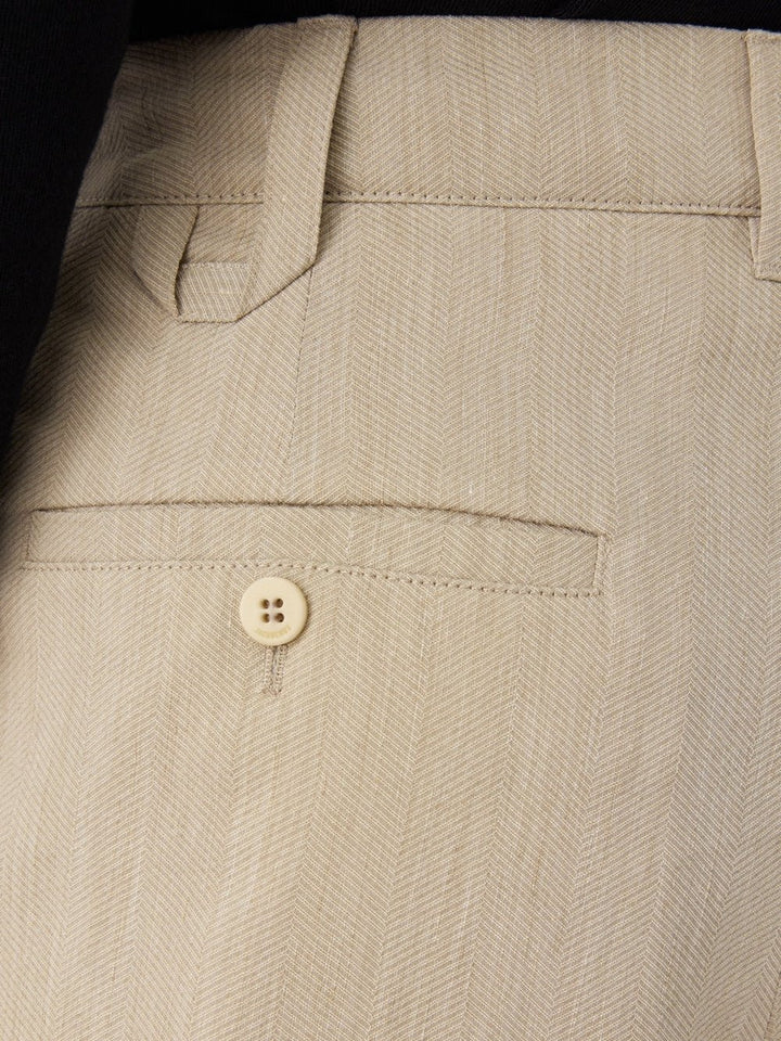 JACQUEMUS - Le short PASTRO Bermuda plissé Beige - Lothaire