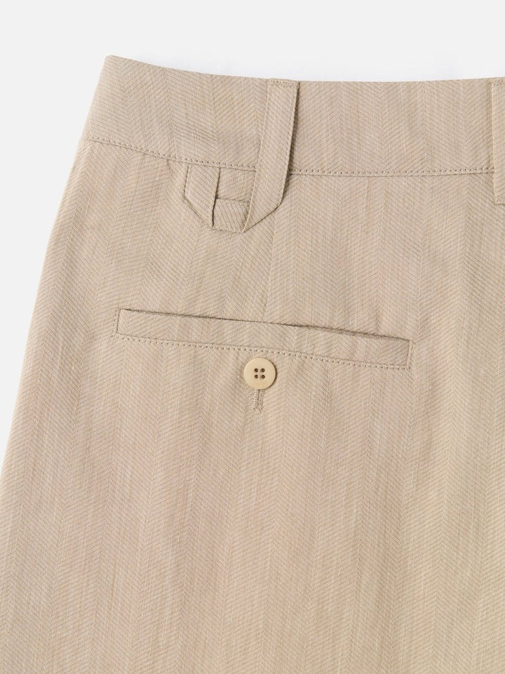 JACQUEMUS - Le short PASTRO Bermuda plissé Beige - Lothaire