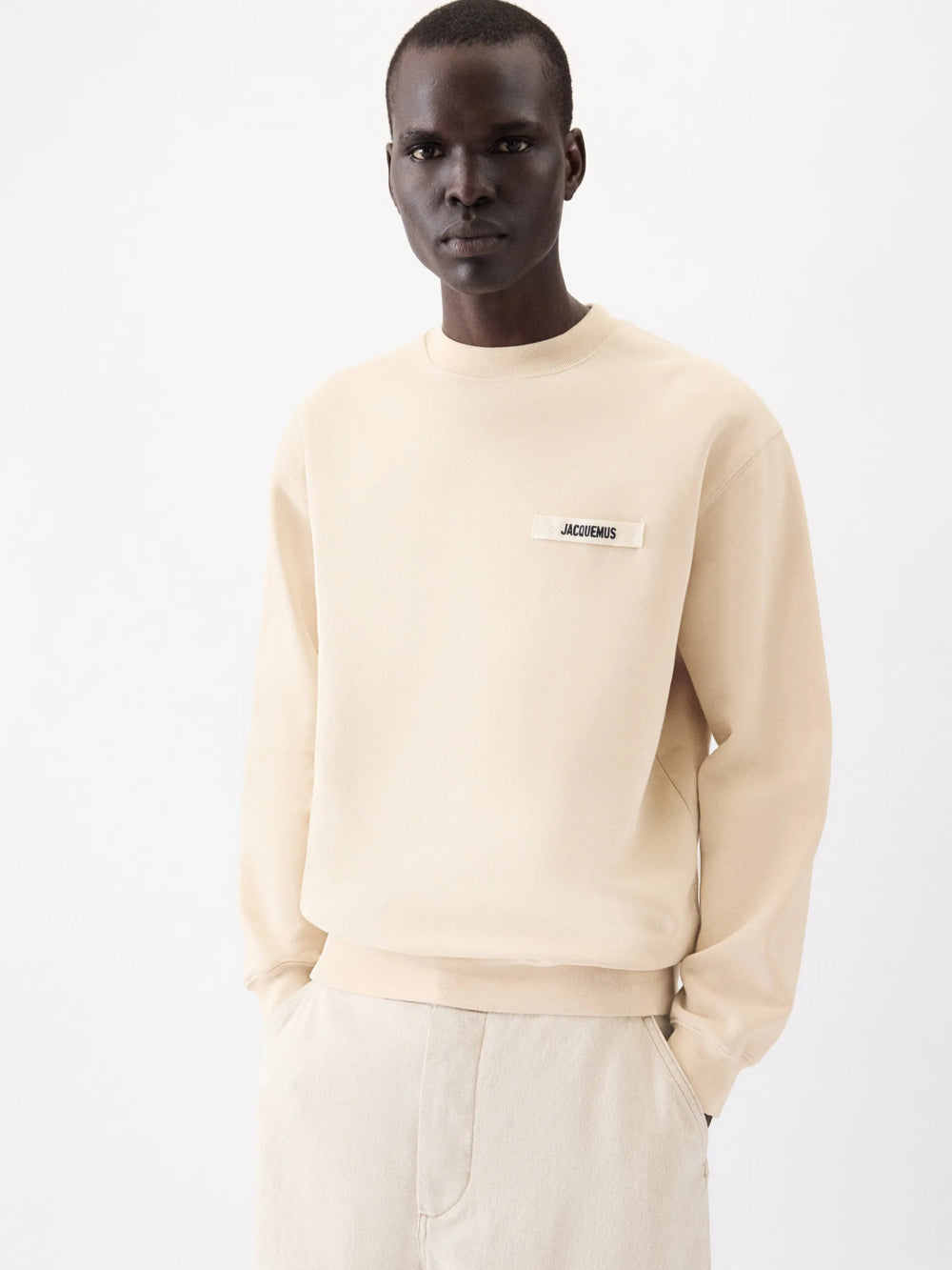 JACQUEMUS - Le sweatshirt Gros Grain Beige - Lothaire