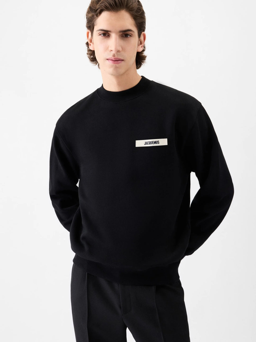 JACQUEMUS - Le sweatshirt Gros Grain Black - Lothaire