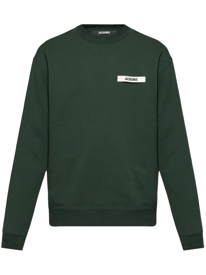 JACQUEMUS - Le sweatshirt Gros Grain Dark green - Lothaire