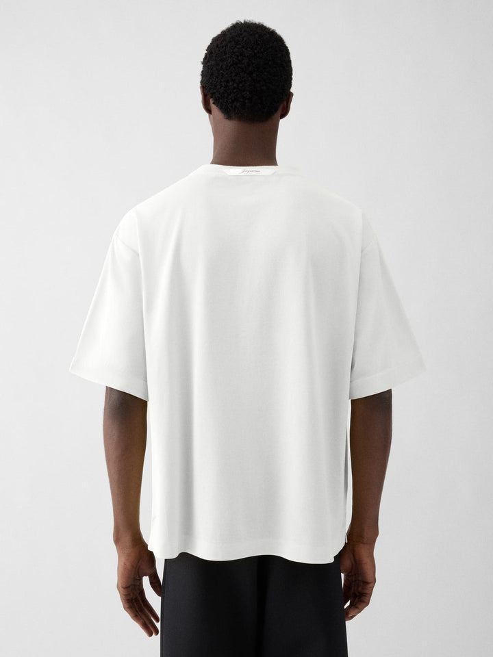 JACQUEMUS - Le T-shirt à manches courtes Rond Carré Blanc - Lothaire
