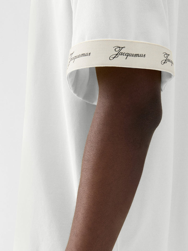 JACQUEMUS - Le T-shirt à manches courtes Rond Carré Blanc - Lothaire