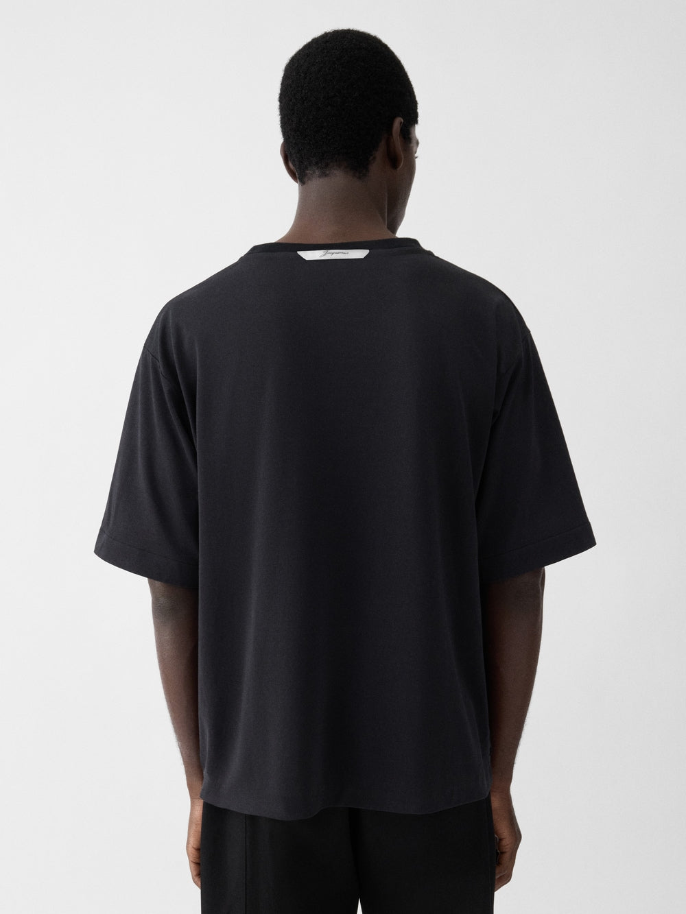 JACQUEMUS - Le T-Shirt à manches courtes Rond Carré Noir - Lothaire