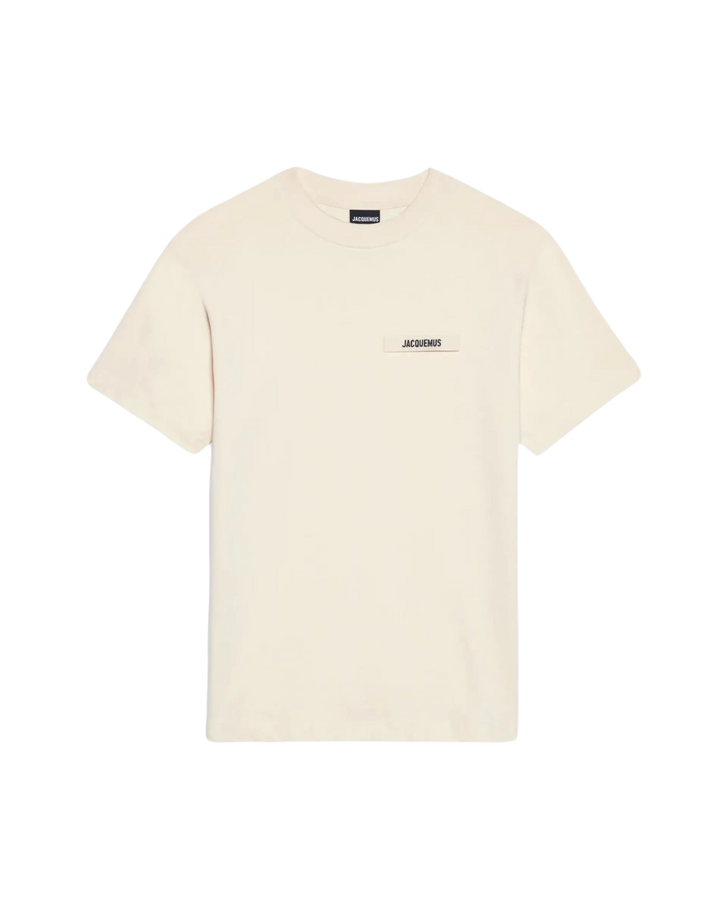 JACQUEMUS - Le t-shirt Gros Grain Beige - Lothaire