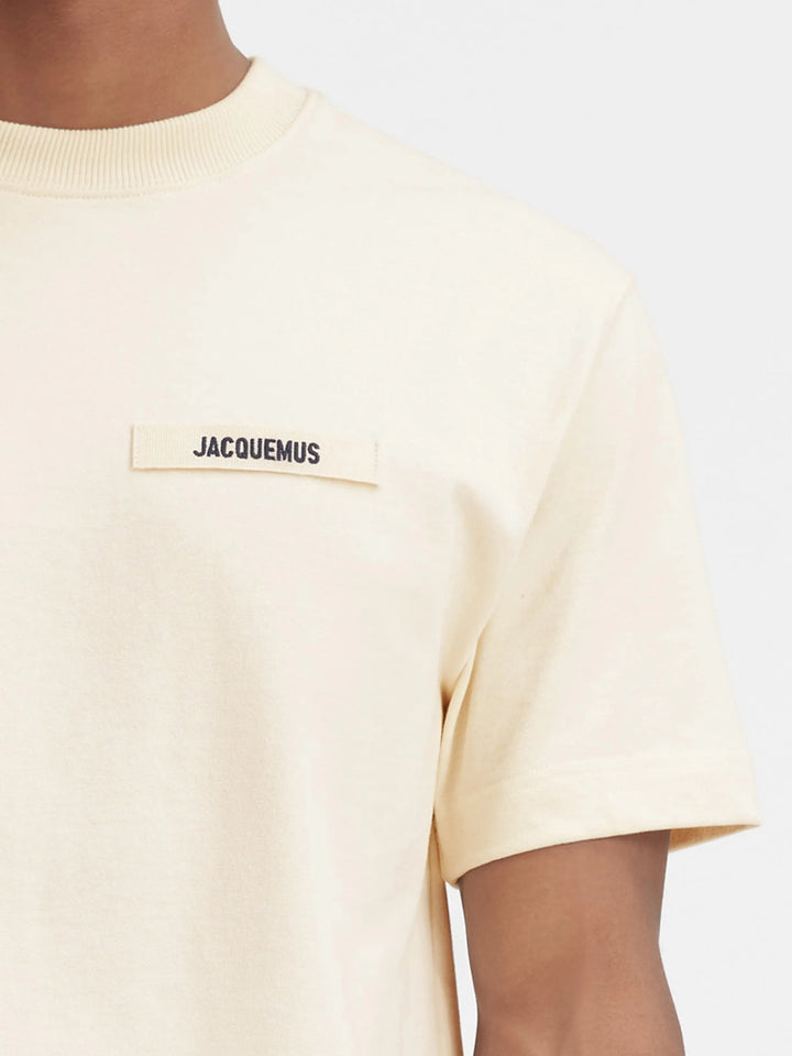 JACQUEMUS - Le t-shirt Gros Grain Beige - Lothaire
