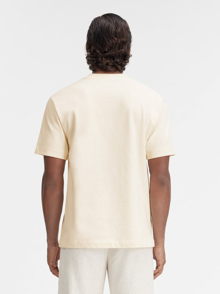 JACQUEMUS - Le t-shirt Gros Grain Beige - Lothaire