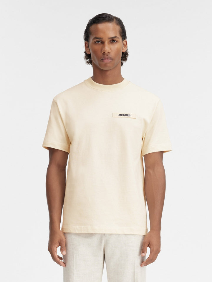 JACQUEMUS - Le t-shirt Gros Grain Beige - Lothaire