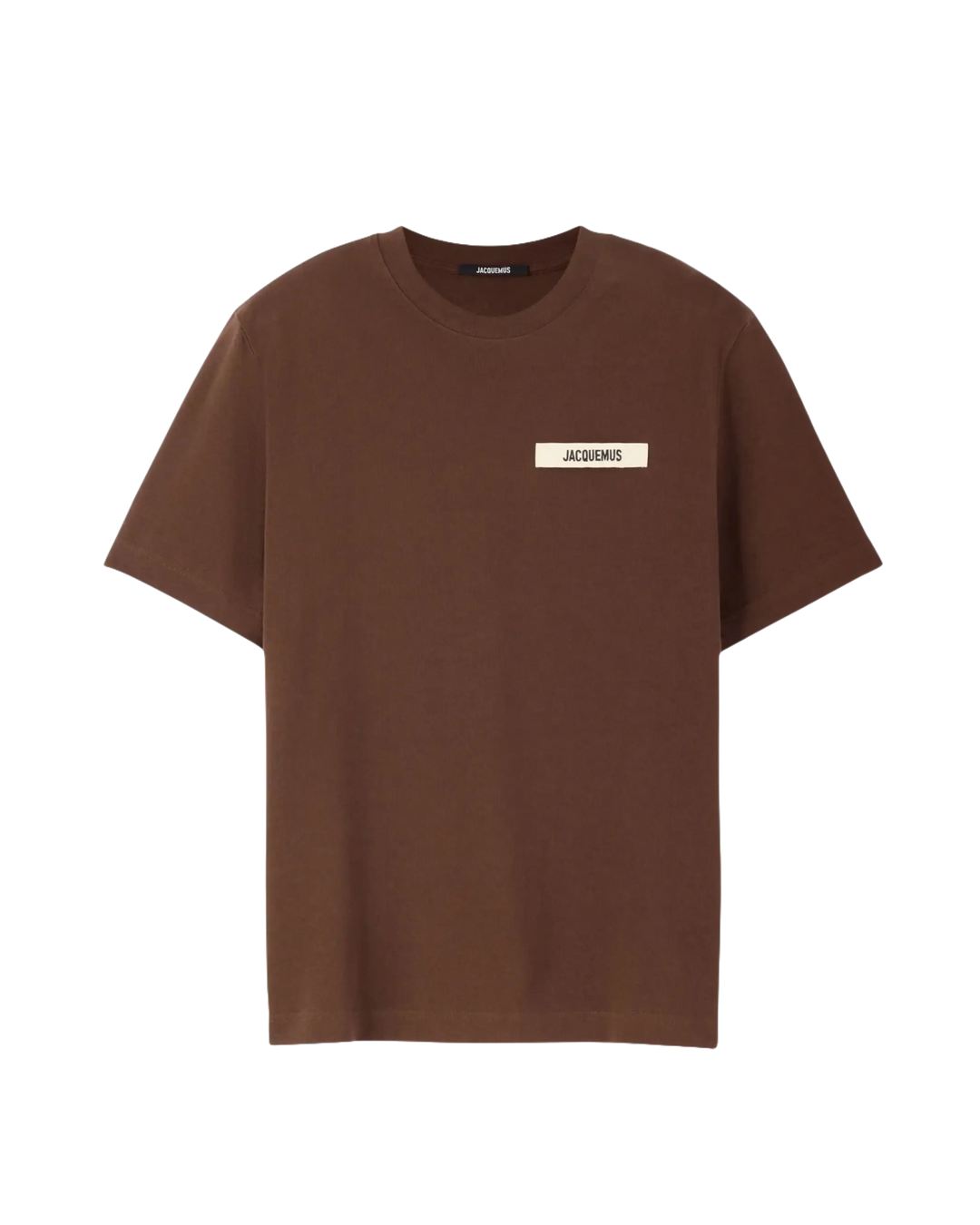 JACQUEMUS - Le t-shirt Gros Grain Dark Brown - Lothaire
