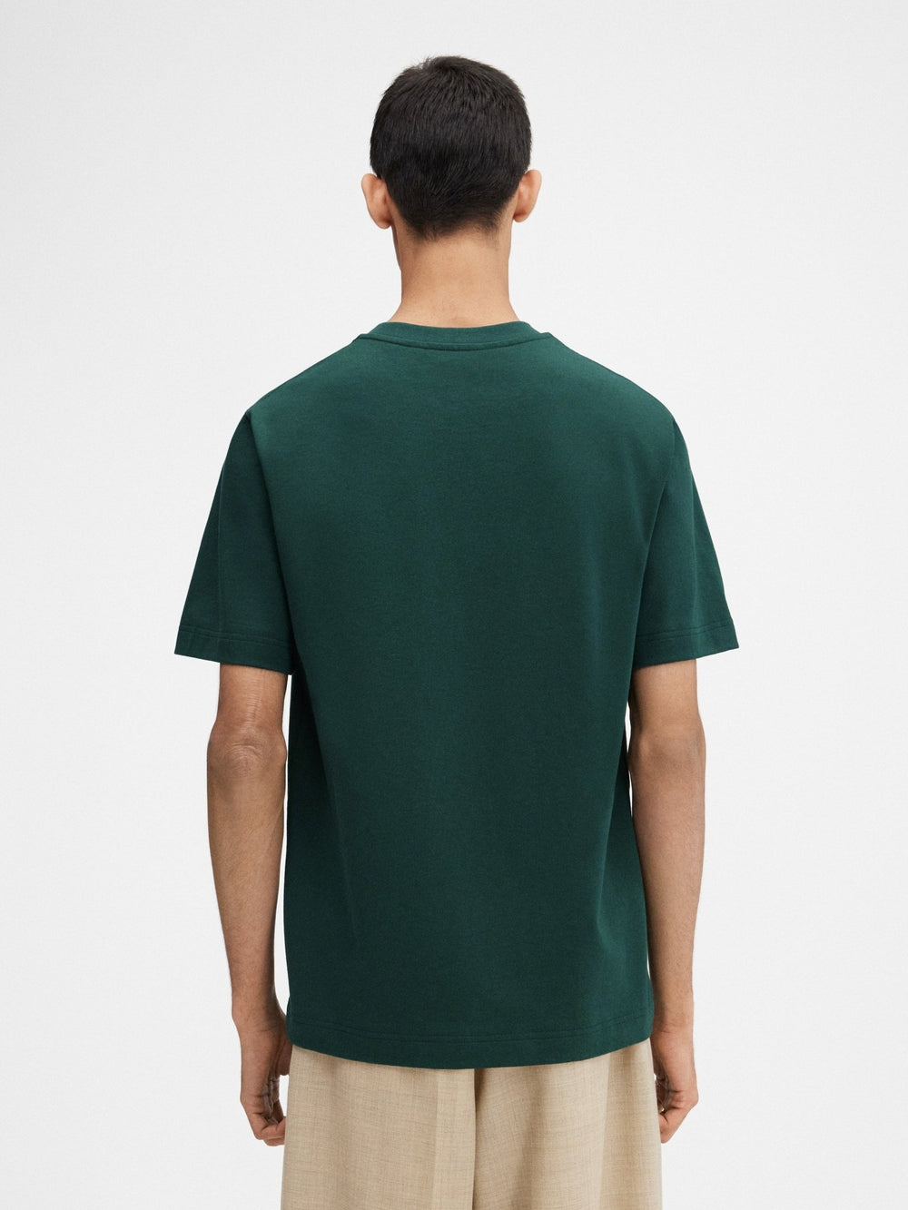 JACQUEMUS - Le t-shirt Gros Grain Vert foncé - Lothaire