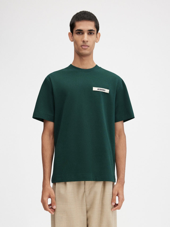 JACQUEMUS - Le t-shirt Gros Grain Vert foncé - Lothaire