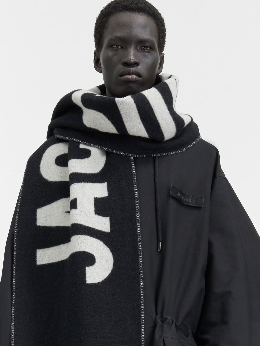 JACQUEMUS - L'écharpe Jacquemus Black - Lothaire