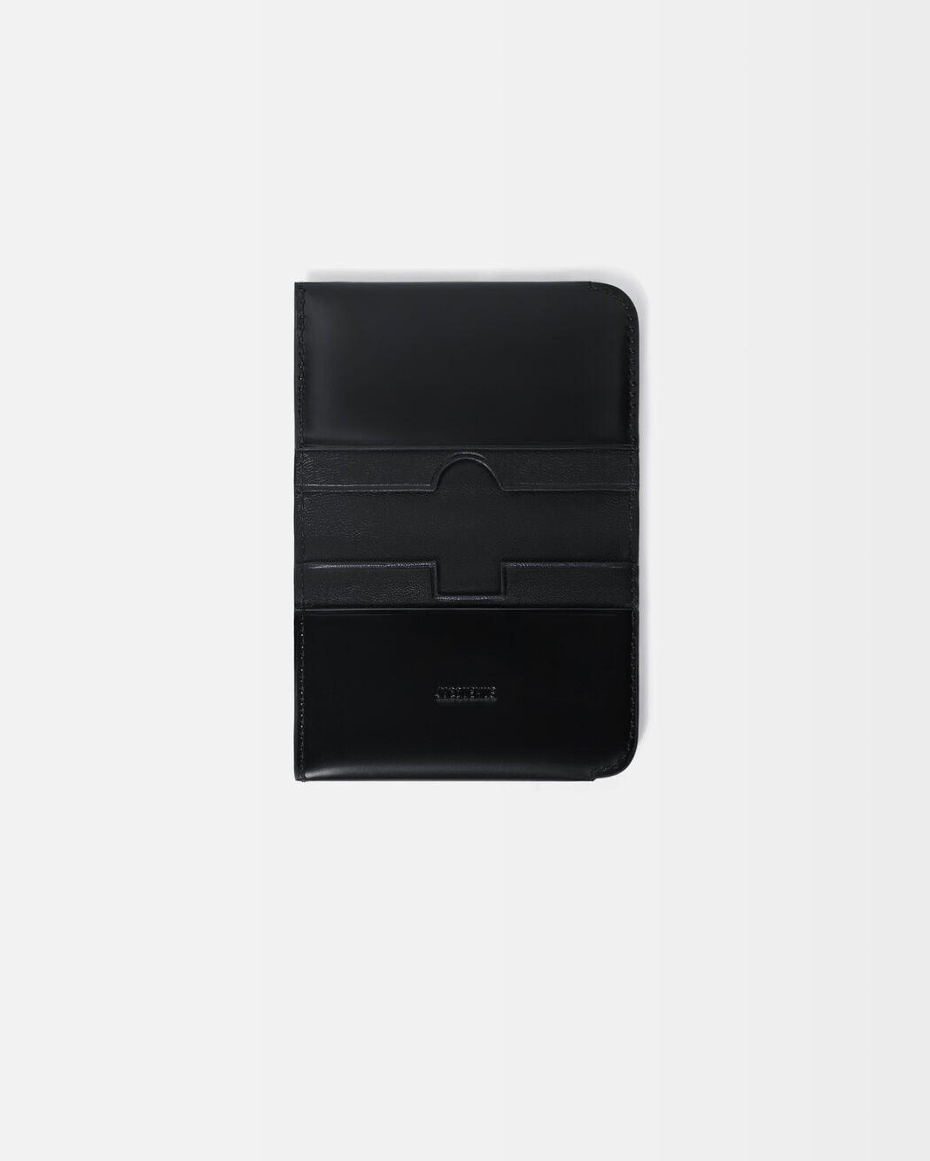 JACQUEMUS - Porte - cartes Curvo en cuir lisse Noir - Lothaire