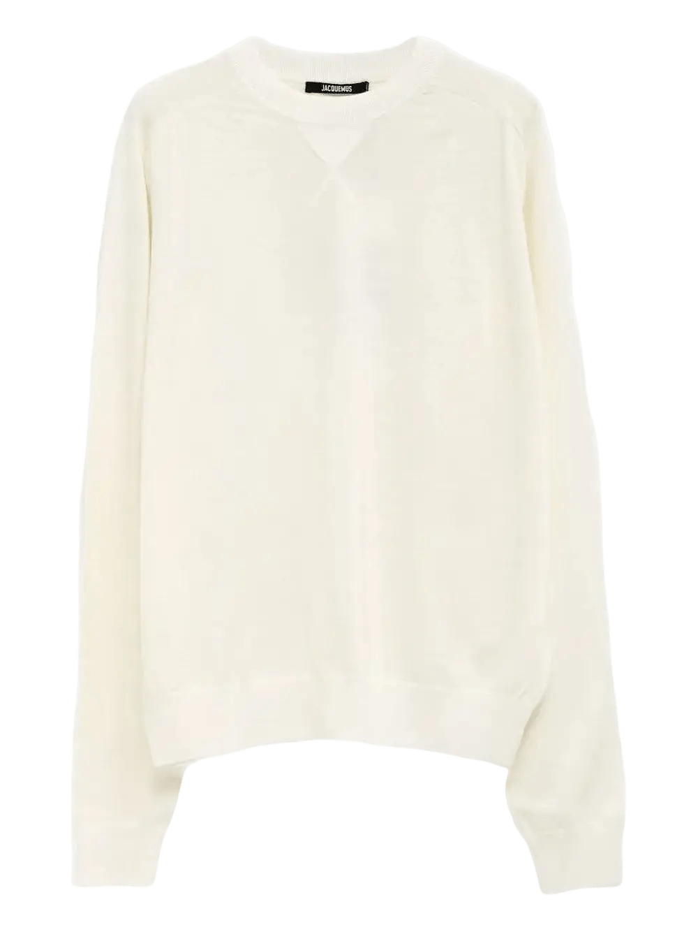 JACQUEMUS - Pull à Détail Brodé Beige - Lothaire